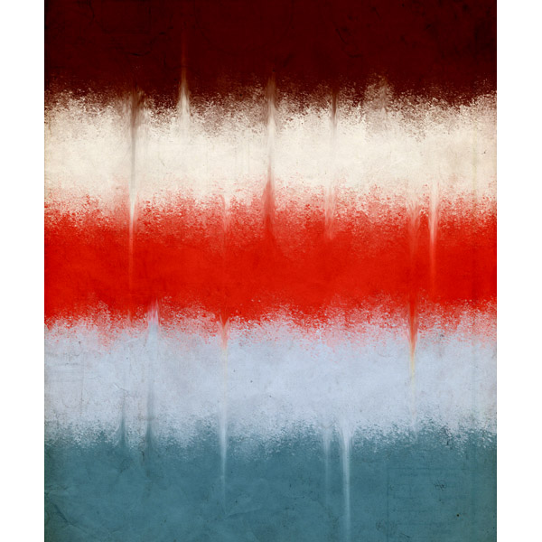 Drizzle Paint Stripe - Red and Blue