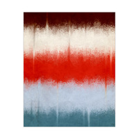 Drizzle Paint Stripe - Red and Blue