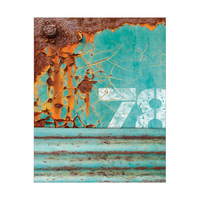 Stacked Rusty Teal