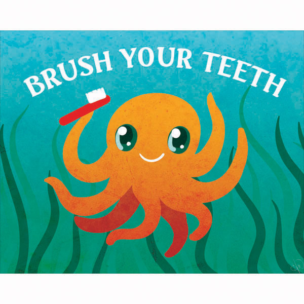 Brush Your Teeth - Octopus