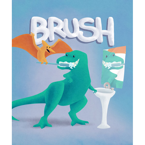 Brush - Dinosaur