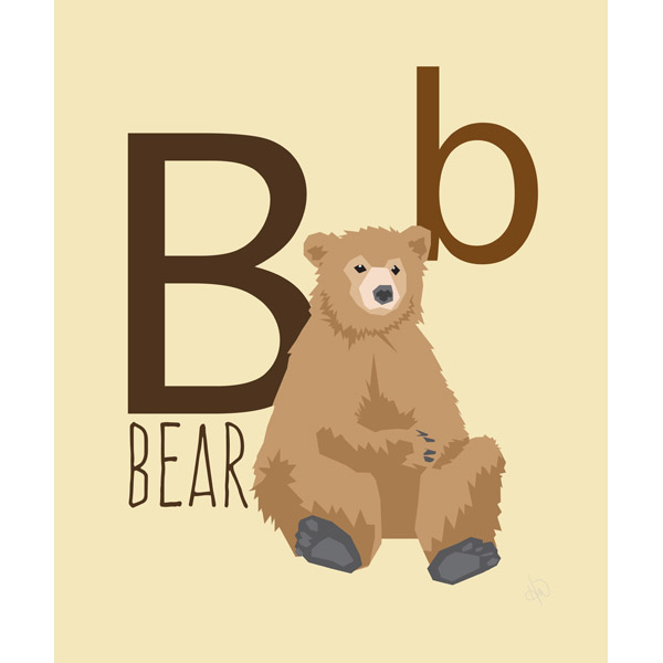 Letter B - Bear