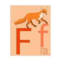 Letter F - Fox