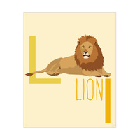 Letter L - Lion