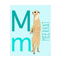 Letter M - Meerkat