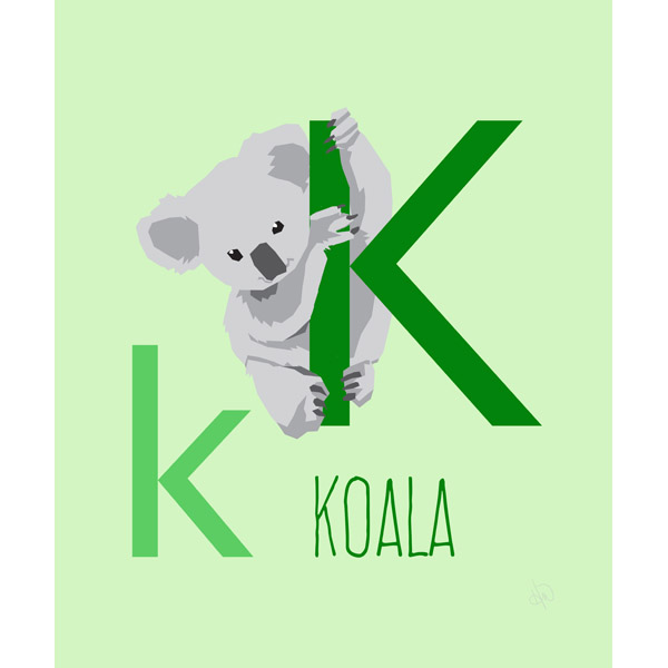 Letter K - Koala