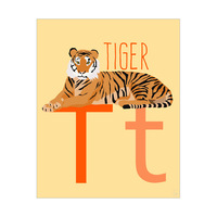 Letter T - Tiger