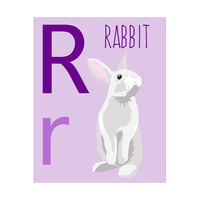 Letter R - Rabbit