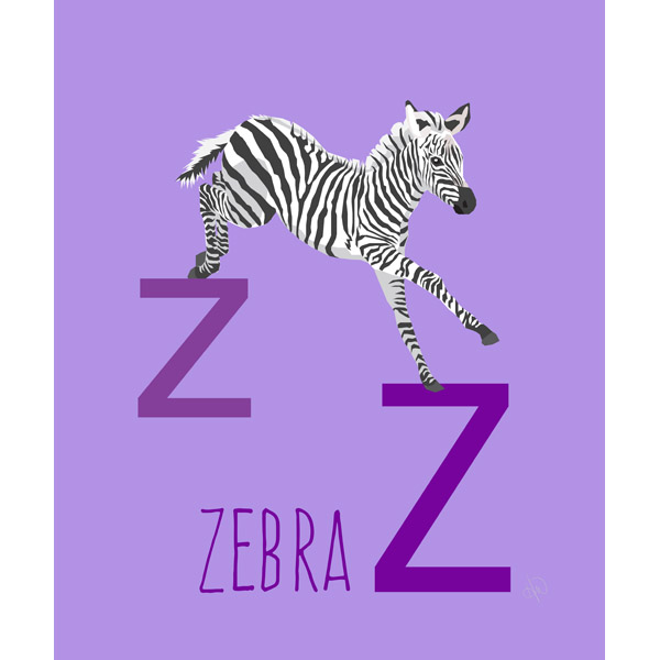 Letter Z - Zebra