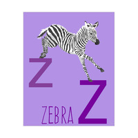 Letter Z - Zebra