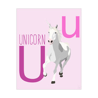 Letter U - Unicorn