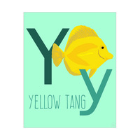 Letter Y - Yellow Tang