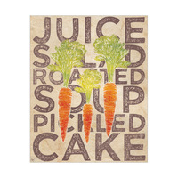 Carrot Typography - Brown