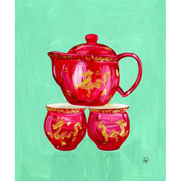 Golden Dragon Teapot