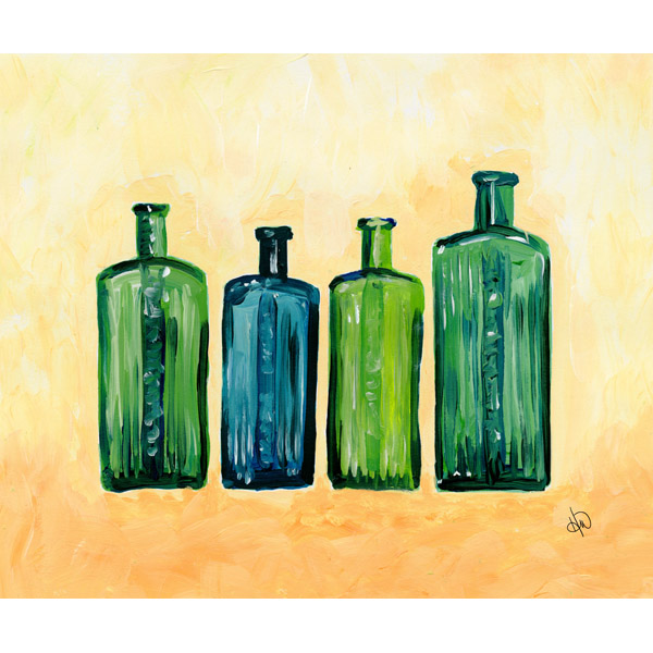 Four Green Bottles