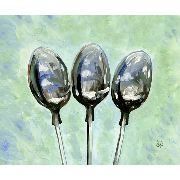Three Silver Spoons