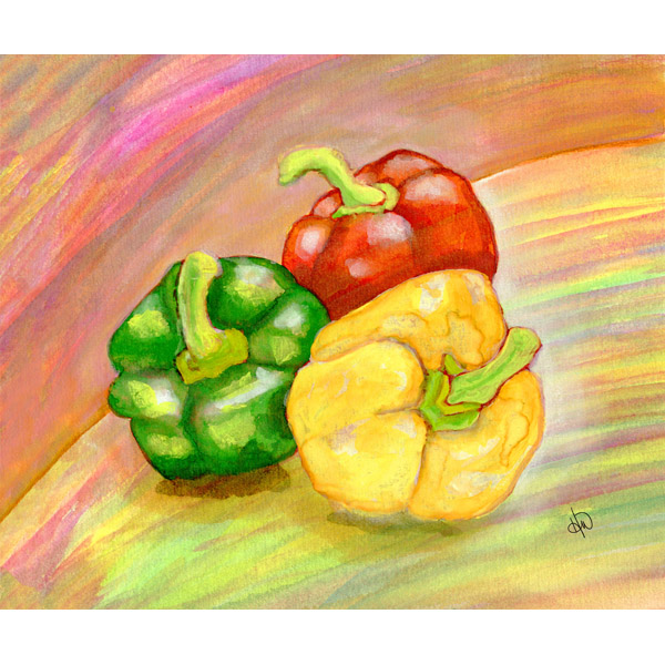 Three Bell Peppers Alpha