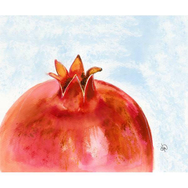Pomegranate Portrait Alpha