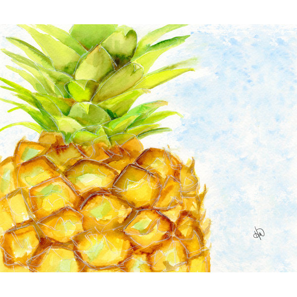 Pineapple Portrait Alpha