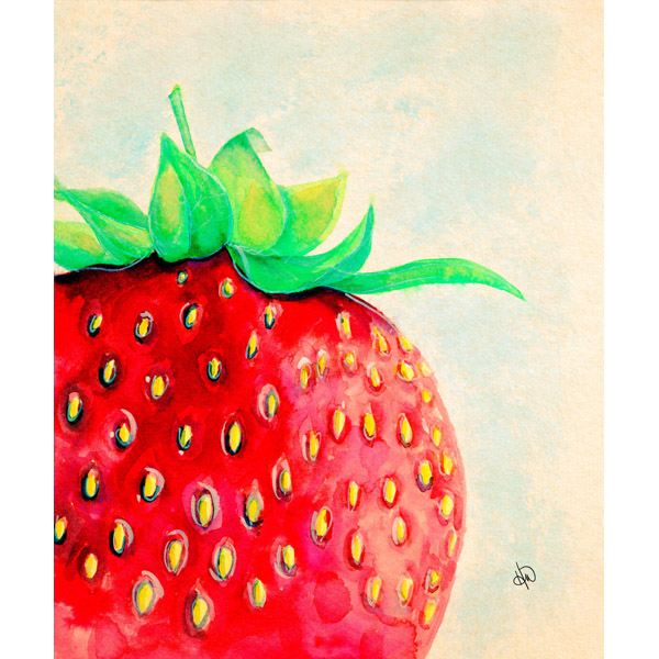 Strawberry Portrait Alpha