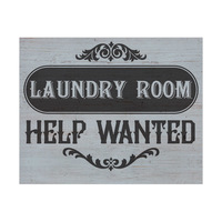 Laundry Room Help Wanted - Gray