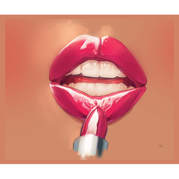 Candy Red Lipstick