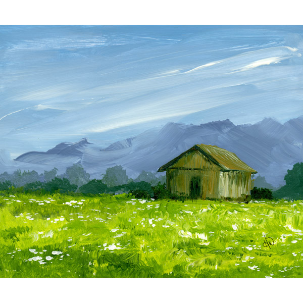 Old Barn In The Field