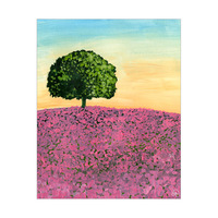Pink Flower Hill