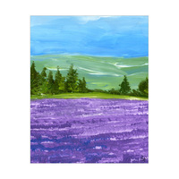 Mountain Lavender Field