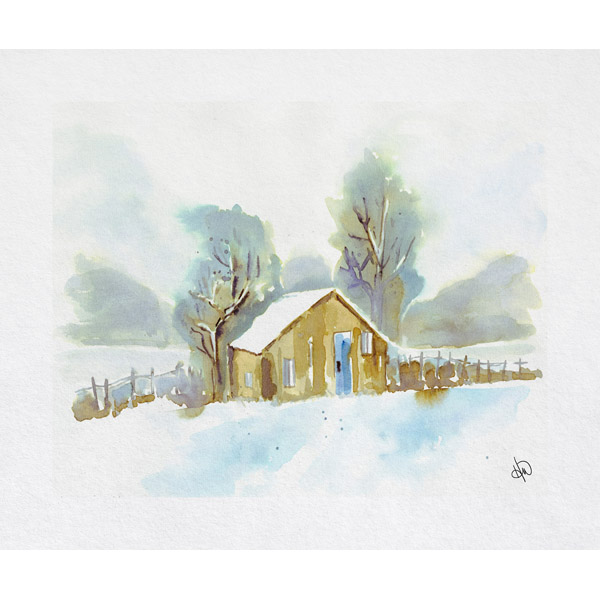 Cabin in the Snow