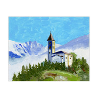 Italian Alp Church