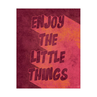 Enjoy the Little Things - Red