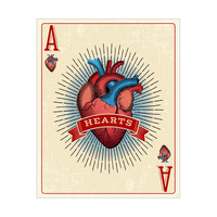Ace of Hearts - Blue Shine