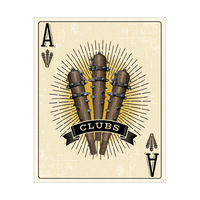 Ace of Clubs - Yellow Shine