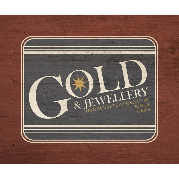 Gold Jewelry Sign