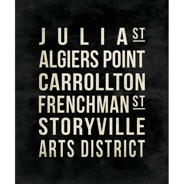 Julia St Beige Typography