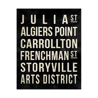 Julia St Beige Typography