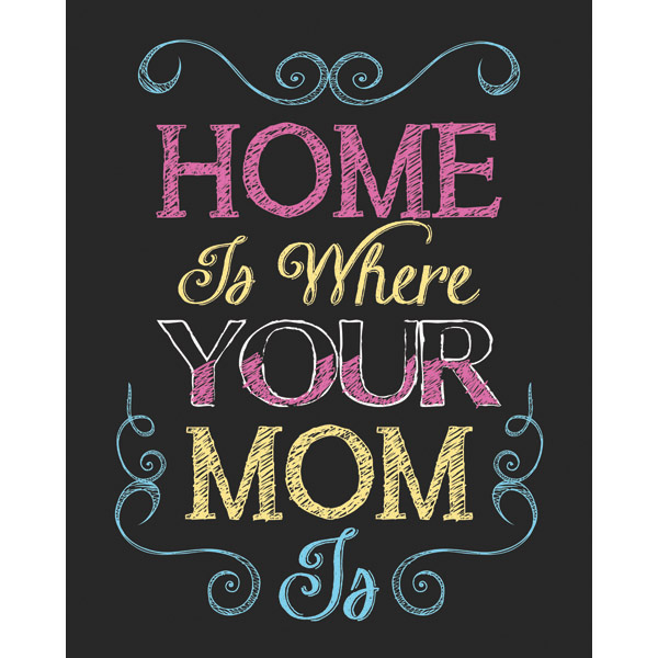 Home Is Where Your Mom Is - Chalk