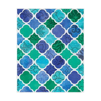Green And Blue Mismatched Tiles