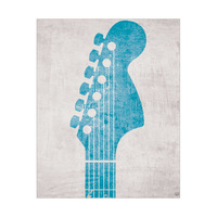 Fender Strat 70's Head in Blue