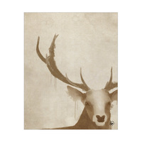 Watercolor Deer Alpha