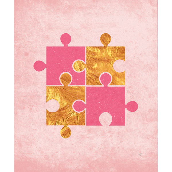 Puzzle in Rose