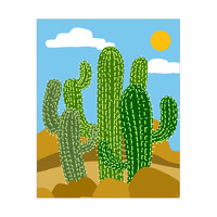 Cacti in the Sun