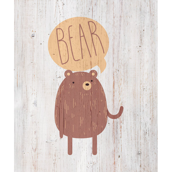Bear on Wood