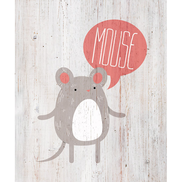 Mouse on Wood