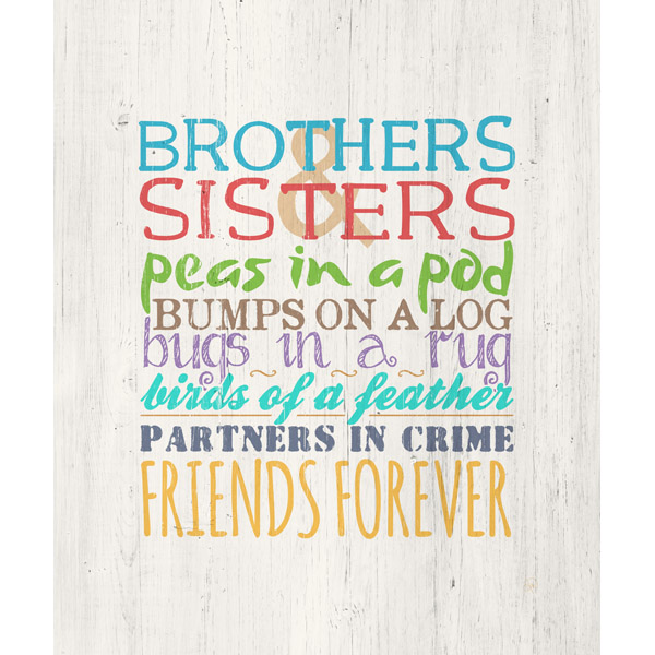 Brothers and Sisters - Wood