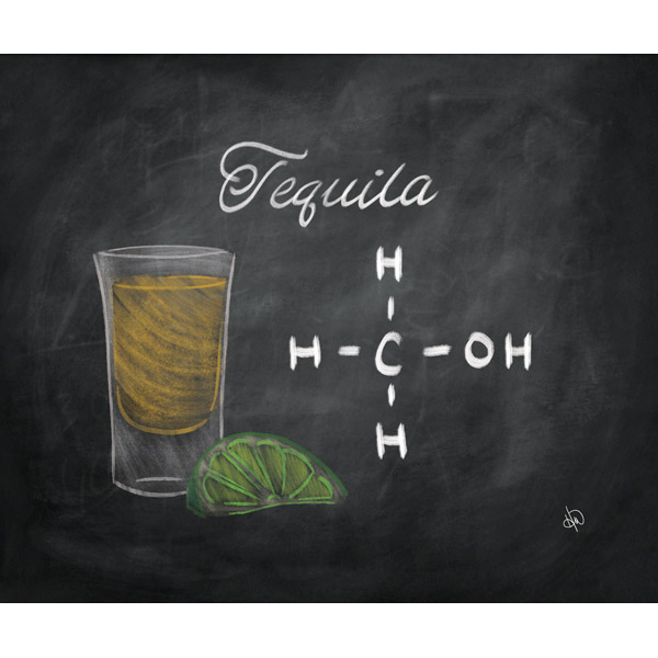 Tequila Chalkboard Alpha