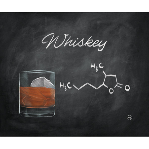 Whiskey Chalkboard Alpha