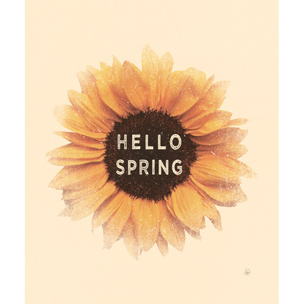 Hello Spring Sunflower - Yellow