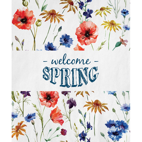 Welcome Spring - White